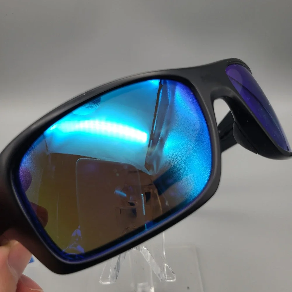Oakley Turbine Sunglasses OO9263-3663 Matte Black Blue Mirror Sport Frame Only